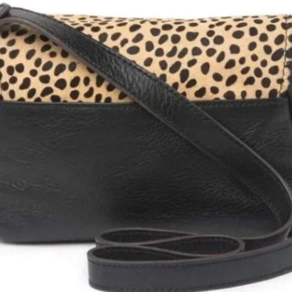 Aimee Kestenberg Sorrento Cheetah Printed Calf Hair Crossbody Bag NEW - Picture 2 of 5